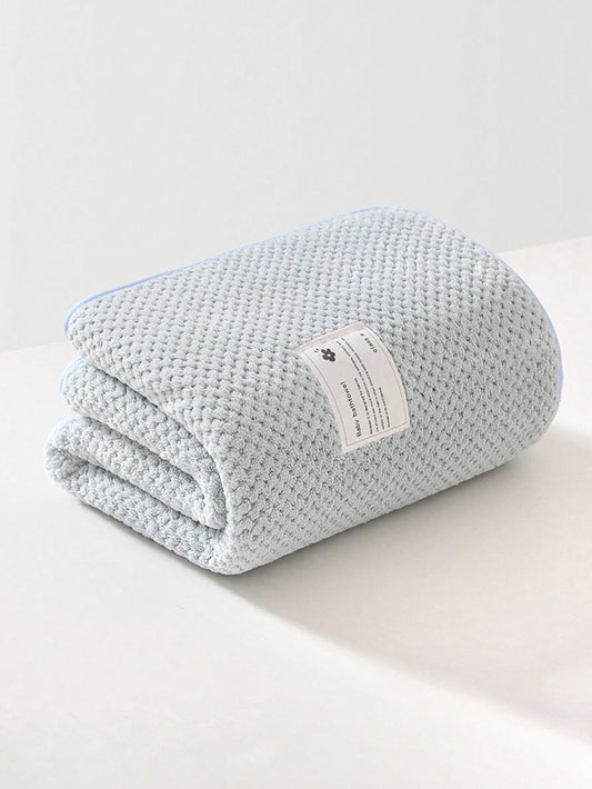Baby Bath Towel lifestyle – baby wrapped in soft hooded towel, Cuddle Bloom