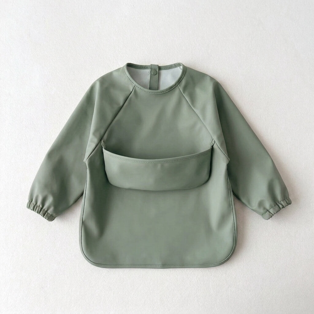 Mess-Free Long Sleeve Bib – Waterproof Baby Bib