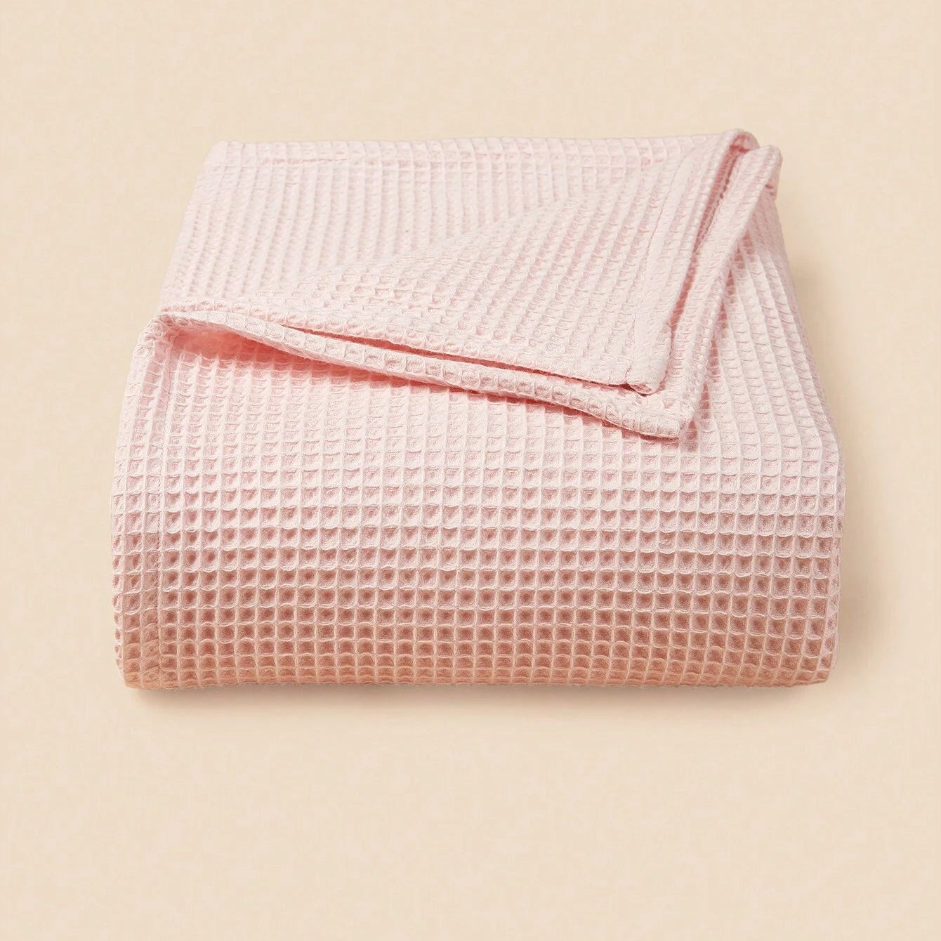 Cotton Waffle Baby Blanket – soft textured baby blanket by Cuddle Bloom Pakistan
