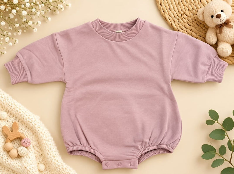 Soft Knit Baby Romper