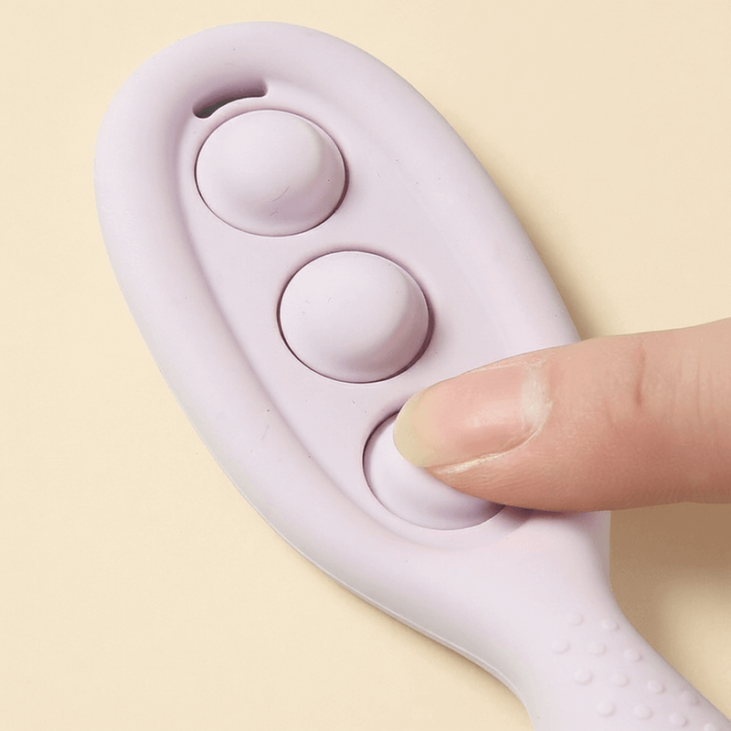 Silicone Fidget Button Spoon Set – Baby Self-Feeding Spoons