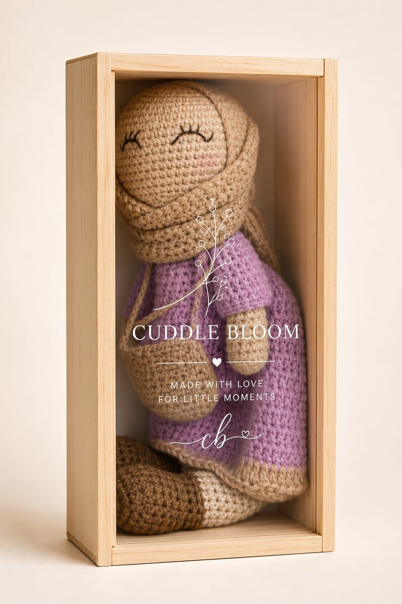 Little Muslimah Handmade Crochet Mini Doll – Islamic