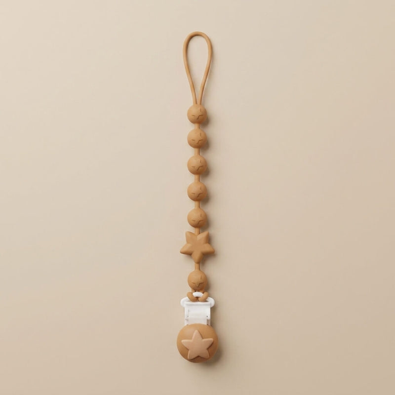Star Silicone Pacifier Clip