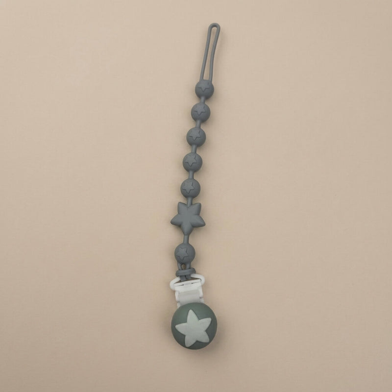 Star Silicone Pacifier Clip