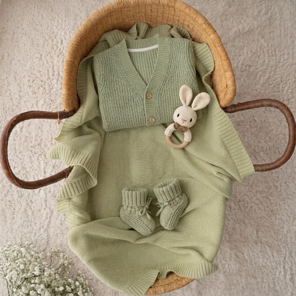 Matcha Knit Baby Bundle Set